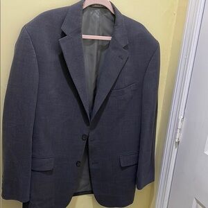 Oscar de la Renta Gray Sport Coat Tailored Blazer